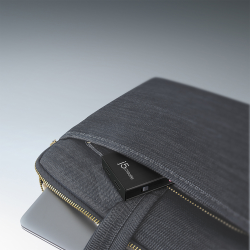 j5create JVA02 Dispositivo de captura de vídeo - Preto - Funções: Captura de vídeo, Transmissão de vídeo, Gravação de víde