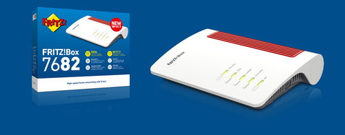 FRITZ! FRITZ!Box 7682 Wi-Fi 7 IEEE 802.11be VDSL, Ethernet Drahtlos Router - Dualband - 2,40 GHz ISM-Band - 5 GHz UNII-Ban