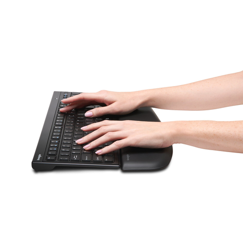 Kensington ErgoSoft Wrist Rest - 10 mm x 101 mm - Elastomer, Thermoplastic Polyurethane (TPU) - Retail - 1 Pack