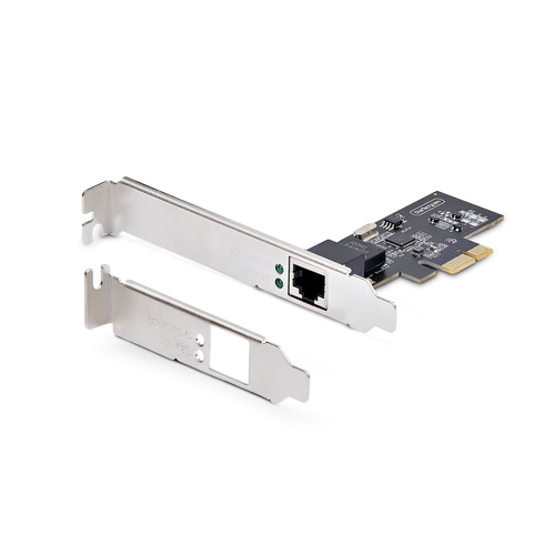 StarTech.com 2.5Gigabit Ethernet Adapter for Computer, Server - 2.5GBase-T - PCI Express 2.0 x1 - Low-profile Bracket Heig