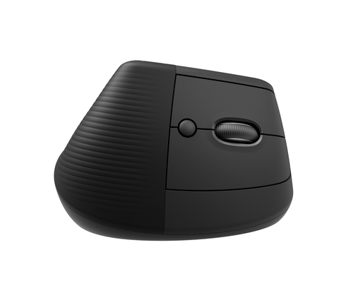 Logitech Lift Mouse - Bluetooth/Radio Frequency - USB Type A - Optical - 6 Button(s) - 4 Programmable Button(s) - Graphite