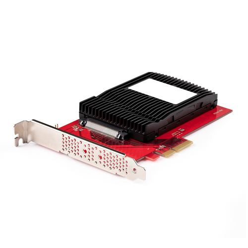 StarTech.com U.3 to PCIe Adapter Card, PCIe 4.0 x4 Adapter For 2.5" U.3 NVMe SSDs, SFF-TA-1001 PCI Express Add-in Card, TA