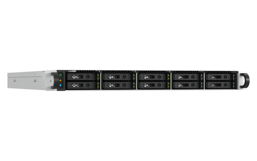 QNAP TS-h1077AFU-R7-32G. Type: NAS. Chassis type: Rack (1U). Device class: Small & Medium Business. Processor family: AMD 