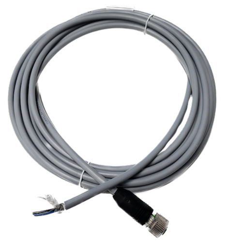 Zebra CBL-SNS0500F-M1200. Cable length: 5 m, Connector 1: M12