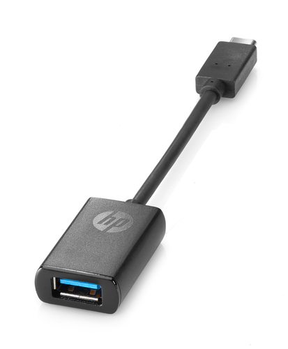 HP USB-C to USB 3.0 Adapter. Cable length: 0.1409 m. Connector 1: USB-C, Connector 2: USB 3.0, USB version: USB 3.2 Gen 1 