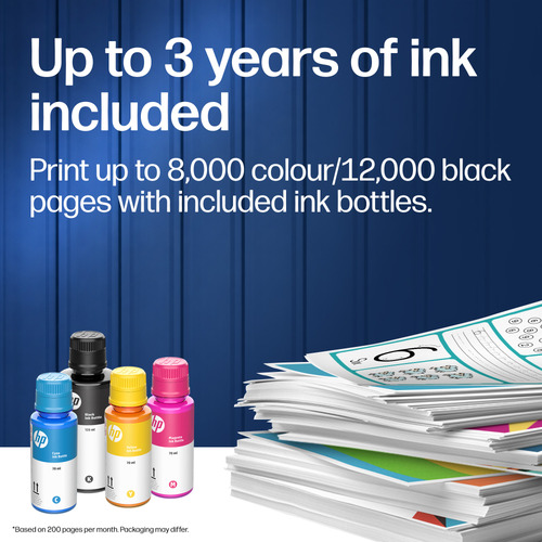 HP 7605 Smart Tank - Tintenstrahl-Multifunktionsdrucker - Kopierer/Drucker/Scanner - 4800 x 1200 dpi Druckauflösung
