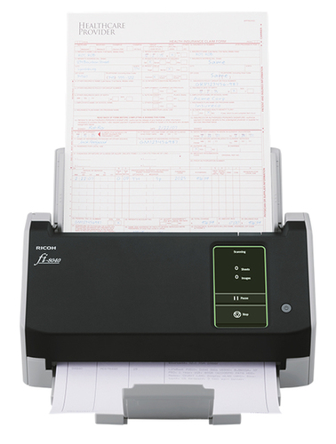 Ricoh ImageScanner fi-8040 ADF-/Manueller Einzugsscanner - 600 dpi Optische Auflösung - 24-bit Farbtiefe - 8-bit Graustufe