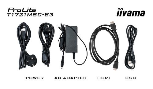 iiyama ProLite T1721MSC-B3. Bildschirmdiagonale: 43,2 cm (17"), Display-Auflösung: 1280 x 1024 Pixel, HD type: SXGA, Reakt