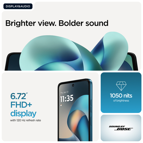 Motorola moto g57 power . Display diagonal: 17.1 cm (6.72"), Display resolution: 2400 x 1080 pixels. Processor family: Sna