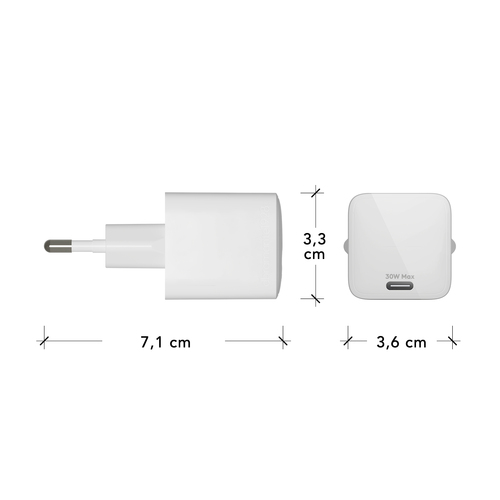 dbramante1928 ApS 30 W AC Adapter - Universal Adapter - 1 USB Type-C - For USB Type C Device, Notebook, Tablet PC, Smartph