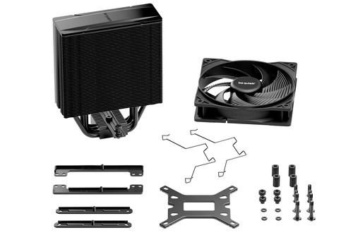 be quiet! Pure Rock 3 Kühllüfter - 4 x Heat Pipe(s) - 101,20m³/h Maximum Airflow - 2000 U/Min - Compatible Intel Socket: S