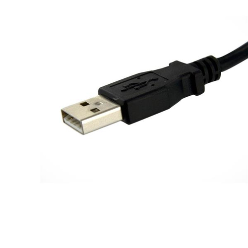 StarTech.com 91 cm Panel Mount USB Cable A to A F/M - Panel Mount USB Extension USB A-Female to A-Male Adapter Cable 3ft -