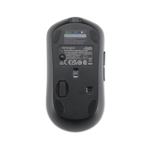 Kensington MY430 Maus - Bluetooth/Radio-Frequenz - Optisch - 6 Taste(n) - 5 Programmable Button(s) - Kabellos - 2,40 GHz -