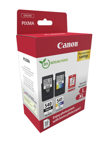 Canon PG-540L/CL-541XL Original Inkjet Ink Cartridge Pack