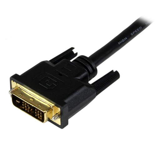 StarTech.com 1.5m (5 ft.)HDMI to DVI-D Cable - HDMI to DVI Adapter / Converter Cable - 1x DVI-D Male 1x HDMI Male - Black 