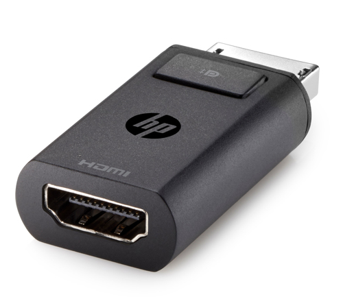 HP DisplayPort to HDMI 1.4 Adapter. Product colour: Black, Country of origin: Indonesia, HP segment: Business. Sustainable