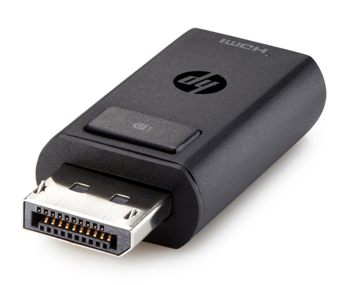 HP AV-Adapter - 1 x HDMI Buchse Audio/Video digital - 1 x DisplayPort Stecker Digitaler Audio-/Video-Anschluss