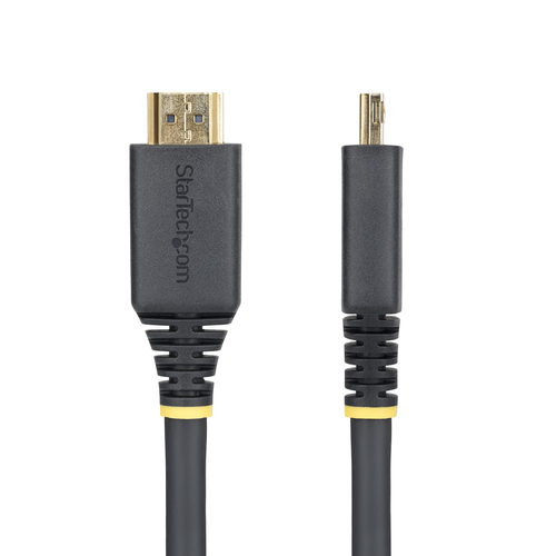 StarTech.com 5m (16.4ft) High Speed HDMI Cable with Gripping Connectors, 4K 60Hz/1440p 144Hz, 18Gbps, UHD HDMI Cord, TPE J