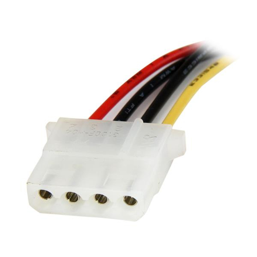 StarTech.com 12in SATA to LP4 Power Cable Adapter - F/M - For Hard Drive - SATA / Molex - 18 Gauge - 1 Each