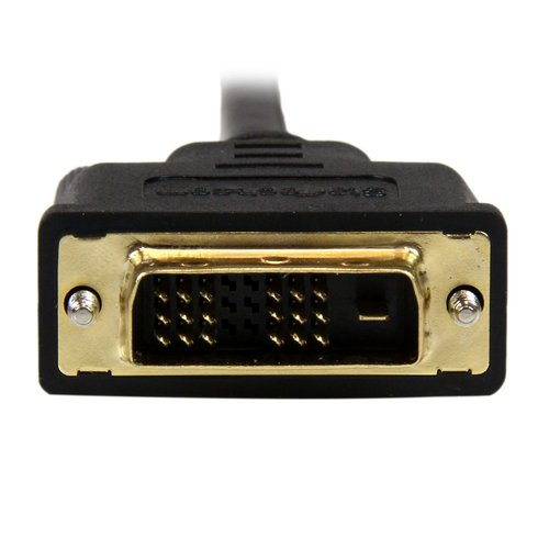 StarTech.com 1m Mini HDMI to DVI-D Cable - M/M - 1 meter Mini HDMI to DVI Cable - 19 pin HDMI (C) Male to DVI-D Male - 192