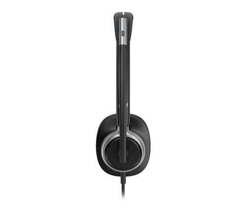 Poly Mission 600 615 Com fios Headset, Na orelha Mono Fone de ouvido - Preto - Microsoft Teams Certification - Monaural - 