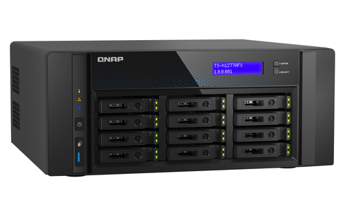 QNAP TS-H1277AFX-R7-32G 12 x Total Bays SAN/NAS Storage System - 4 GB Flash Memory Capacity - AMD Ryzen 7 Octa-core (8 Cor
