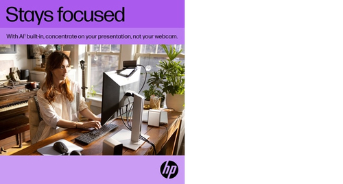 HP 325 FHD Webcam. Megapixel (approx.): 5 MP, Maximum video resolution: 1920 x 1080 pixels, Camera HD type: Full HD. Inter