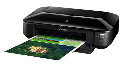 Canon PIXMA iX6850. Print technology: Inkjet, Maximum resolution: 9600 x 2400 DPI. Maximum print size: A3+ (330 x 483 mm).