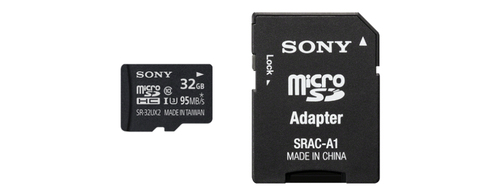 Sony 32 GB Class 10/UHS-I microSDHC - Class 10/UHS-I - 1 Card