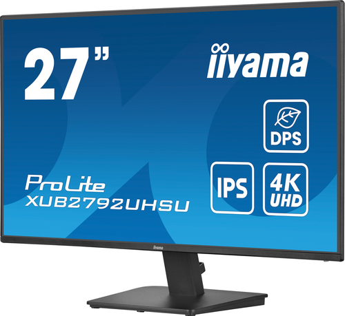 iiyama ProLite XU2792UHSU-B6 27 Zoll Class 4K UHD LED-Monitor - 16:9 Format - Mattschwarz - 68,6 cm (27 Zoll) Viewable - I