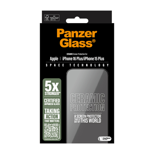 PANZERGLASS CERAMIC SCREEN PROTECTOR IPHONE 16 6.7INCH ULTR