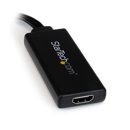 StarTech.com VGA to HDMI Adapter with USB Audio & Power - Portable VGA to HDMI Converter - 1080p - 1 x 15-pin HD-15 - Male