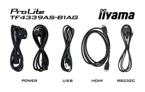 iiyama ProLite TF4339AS-B1AG 1079,50 mm 4K UHD LCD Collaboration Display - ARM Cortex A73 + A53 - 4 GB - Projiziert kapazi