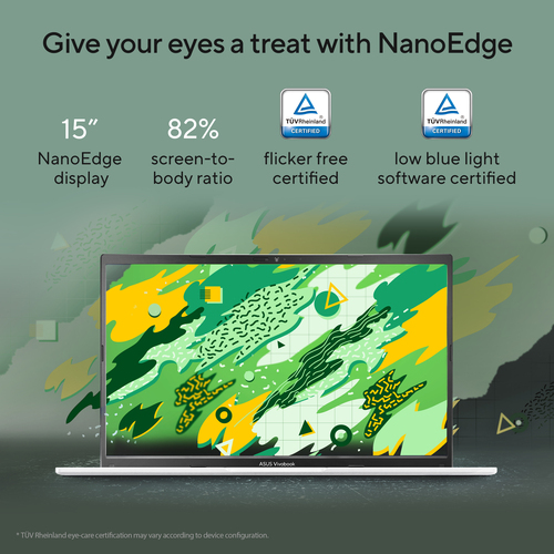 ASUS Vivobook 15 M1502YA-NJ590W. Product type: Laptop, Form factor: Clamshell. Processor family: AMD Ryzen™ 7, Processor m