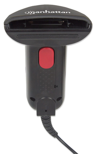 Manhattan Contact CCD Handheld Barcode Scanner, USB, 60mm Scan Width, Cable 152cm, Max Ambient Light 5,000 lux (sunlight),
