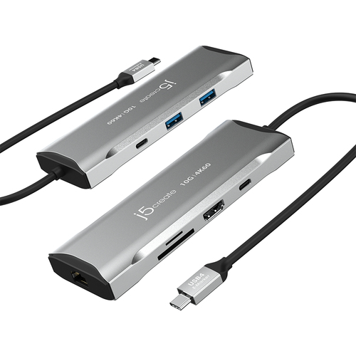 j5create Elite JCD393-N USB Tipo C Estação de ancoragem para Tela de exibição, Monitor, Notebook, Tablet, Smartphone, MacB