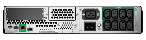 APC Smart-UPS SMT2200RMI2UC - 8x C13, 1x C19, USB, Rackmount 2U, SmartConnect, 2200VA. UPS topology: Line-Interactive, Out