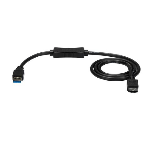 StarTech.com USB3S2ESATA3. Kabellänge: 0,9 m. Anschluss 1: USB A, Produktfarbe: Schwarz
