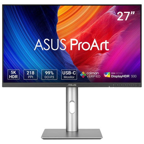 ASUS ProArt PA27JCV. Dimensioni diagonale schermo: 68,6 cm (27"), Risoluzione del display: 5120 x 2880 Pixel, Tipologia HD