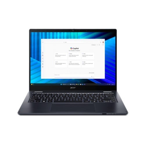 Acer TravelMate P4 Spin 14 TMP414RN-55-TCO Copilot+ PC 2 in 1 Notebook - WUXGA - Intel 225U - Blau - Intel Chip - Windows 