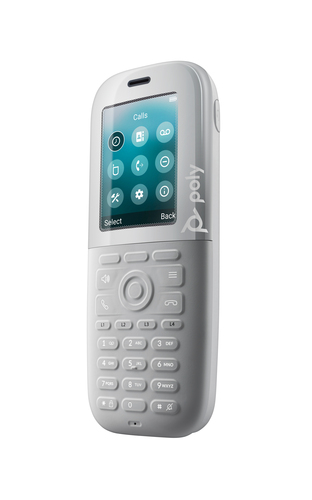 Poly Rove 40 Handset - White - Cordless - DECT - 6.1 cm (2.4"") Screen Size - Audio - Headset Port - 18 Hour Battery Talk 