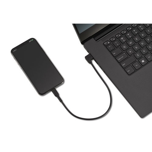 Kensington 28.58 cm Lightning/USB Data Transfer Cable - 5 - Cable for Tablet, iPad, iPhone - First End: 1 x Lightning - Ma