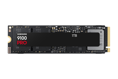 Samsung 9100 PRO PCIe® 5.0 NVMe™ M.2 SSD - 1 TB. SSD capacity: 1 TB, SSD form factor: M.2, Read speed: 14700 MB/s, Write s
