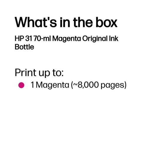 HP 31 MAGENTA ORIGINAL
