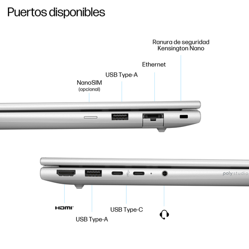HP ProBook 4 G1q 35.6 cm (14") Copilot+ PC Notebook - WUXGA - Qualcomm Snapdragon X X1-26-100 - 32 GB - 1 TB SSD - Pike Si