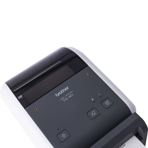 Brother TD-4420DNFC Desktop Direct Thermal Printer - Monochrome - Label Print - Fast Ethernet - USB - USB Host - Serial - 