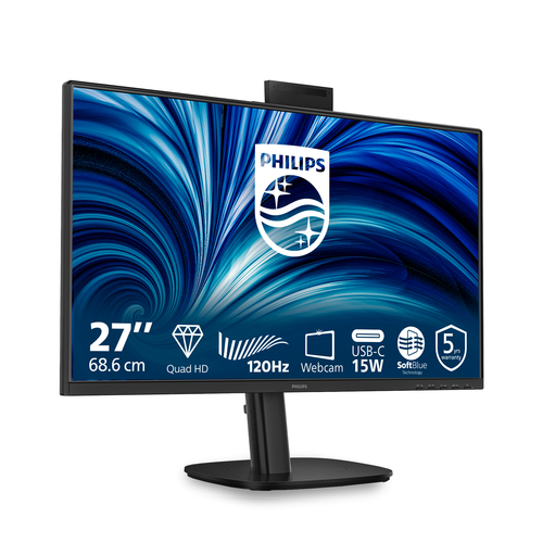 Philips 27B2N3500JH 27" Class WQHD Monitor LCD - 16:9 - 68,6 cm (27") Viewable - 2560 x 1440 - 120 Hz Refresh Rate - HDMI 