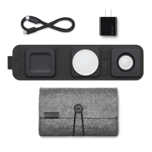 Mophie Induction Charger - For iPhone - Input connectors: USB - Proprietary Battery Size - MagSafe Technology, Fast Chargi