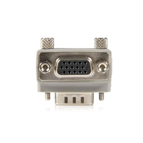StarTech.com Right Angle VGA to VGA Cable Adapter Type 1 - M/F - 1 x 15-pin HD-15 VGA Male - 1 x 15-pin HD-15 VGA Female -