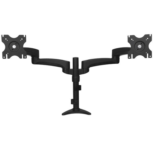 StarTech.com Dual Monitor Stand - Grommet or Desk Mount - Monitors up to 24â€ - VESA Monitor Stand - Double Monitor Arm -